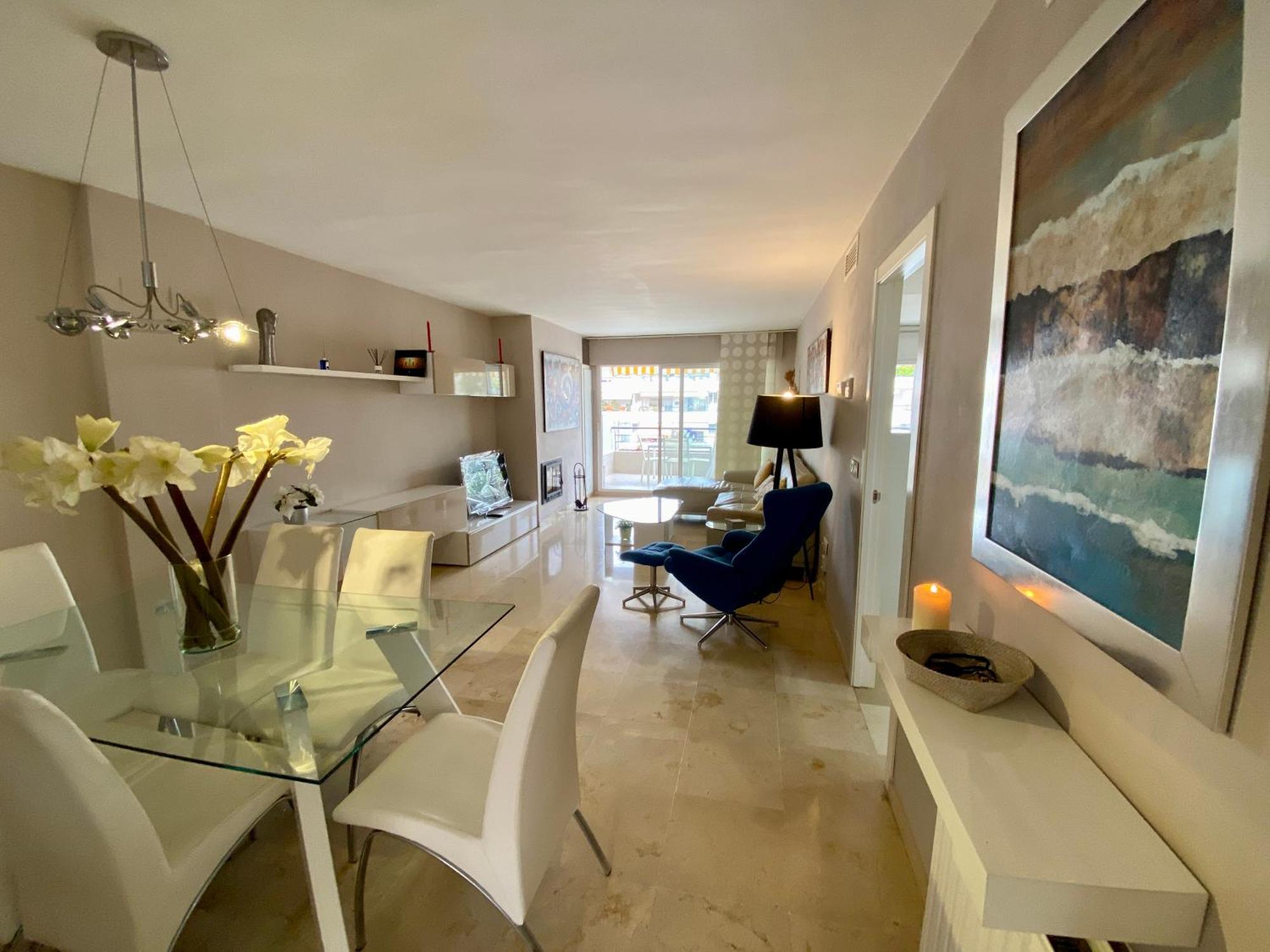 Apartamento Con Vistas Y Terraza En Guadalmina Mad 马尔韦利亚 外观 照片