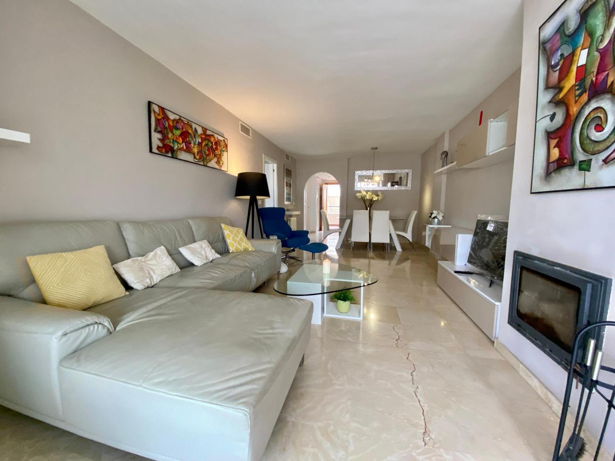Apartamento Con Vistas Y Terraza En Guadalmina Mad 马尔韦利亚 外观 照片